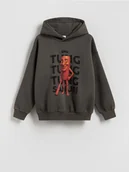 Bluzy dla chłopców - Reserved - Bluza Tralalero Tralala - ciemnoszary - miniaturka - grafika 1