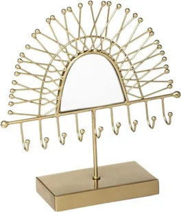 Avilia Storage Box Jewels Biżuteria Stojak na biżuterię z lustrem H 26 cm - Elegancja i organizacja Twojej biżuterii - złoto 24,5x25 cm - Biżuteria - akcesoria - miniaturka - grafika 1