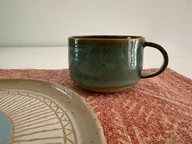 Kubki - Kubek na kawkę, zielony - miniaturka - grafika 1