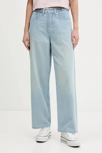 Vans jeansy damskie high waist VN000R4STTJ1 - Spodnie damskie - miniaturka - grafika 1