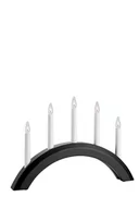 Lampy stojące - Świecznik Avento 705955 5Xe10 Czarny - miniaturka - grafika 1