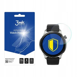 Szkło na ekran do Amazfit GTR 4 46mm, 3MK, 3 SZT - Akcesoria do smartwatchy - miniaturka - grafika 1