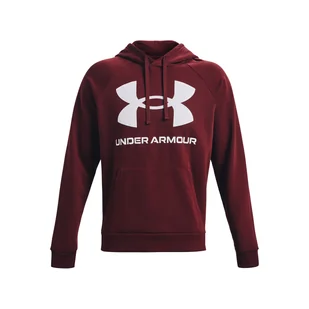 Męska Bluza UNDER ARMOUR UA RIVAL FLEECE BIG LOGO HD 1357093-690 – Czerwony - Bluzy męskie - miniaturka - grafika 1