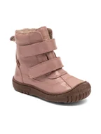 Botki damskie - bisgaard Skórzane botki "Ellis" w kolorze jasnoróżowym - miniaturka - grafika 1