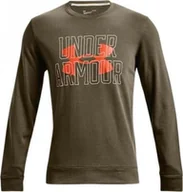 Bluzy męskie - Under Armour Bluza Under Armour UA Rival Terry Logo Crew M 1370391 361, Rozmiar: M - miniaturka - grafika 1