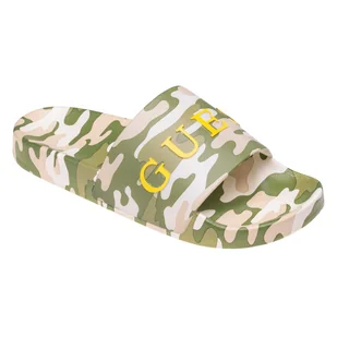 Męskie Klapki GUESS SLIDES F3GZ03BB00F-F99S – Szary - Klapki i japonki męskie - miniaturka - grafika 1