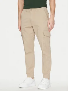 Only & Sons Spodnie materiałowe 22025431 Beżowy Tapered Fit - Spodnie męskie - miniaturka - grafika 1