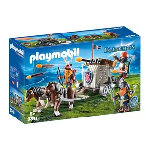 Playmobil Knights ZAPRZĘG KUCYKÓW Z BALISTĄ KRASNOLUDÓW 9341 - Klocki - miniaturka - grafika 1