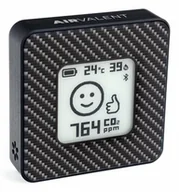 Stacje pogodowe - AIRVALENT AIRV-CARB cyfrowa stacja meteorologiczna Czarny Bateria - miniaturka - grafika 1