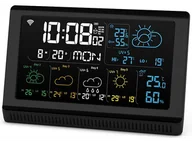 Stacje pogodowe - Stacja pogody z zewnętrznym czujnikiem MANTA MTO200B Windy Smart - miniaturka - grafika 1