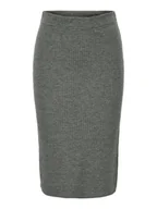 Spódnice - ONLY Spódnica ołówkowa Emma 15233600 Szary Slim Fit - miniaturka - grafika 1