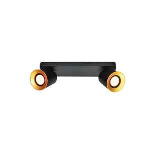 Czarna lampa sufitowa z metalowym kloszem 9x31 cm Elli – GTV - Lampy sufitowe - miniaturka - grafika 1