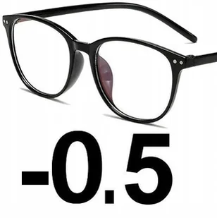 Okulary minusy do komputera korekcyjne -0.5 - Okulary korekcyjne, oprawki, szkła - miniaturka - grafika 1