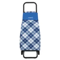 Torby i wózki na zakupy - Wózek na zakupy GARMOL  BOX 107  Niebieska Kratka - miniaturka - grafika 1