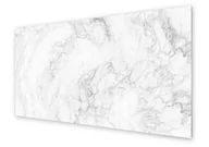 Dekoracje domu - Panel kuchenny HOMEPRINT Uniwersalny biały marmur 125x50 cm - miniaturka - grafika 1
