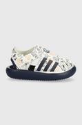 Buty dla dziewczynek - adidas sandały dziecięce WATER SANDAL YJ I x Star Wars kolor biały - miniaturka - grafika 1