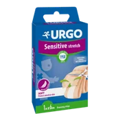 Apteczki i materiały opatrunkowe - Urgo Sensitive Stretch Opatrunek 1 m x 6 cm, 1 sztuka - miniaturka - grafika 1