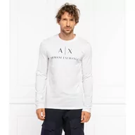 Koszulki męskie - Armani Exchange Longsleeve | Slim Fit - miniaturka - grafika 1