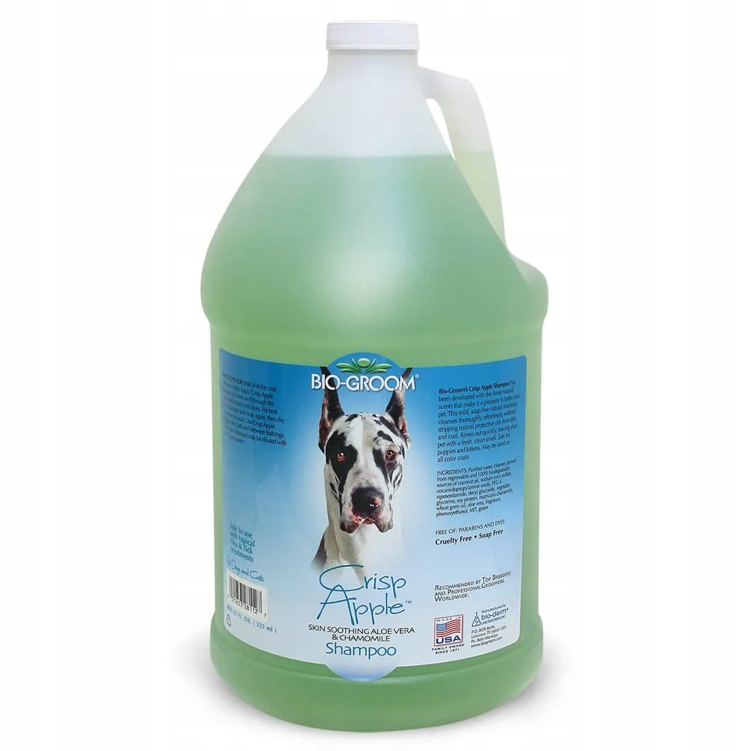 Bio-Groom Crisp Apple delikatny szampon łagodzący podrażnienia 1:8 3,8L