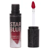 Szminki - MAKEUP REVOLUTION Star Blur Shimmer Matte Liquid Lip Pomadka do ust, Scarlet Ruby - miniaturka - grafika 1