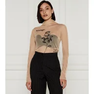 Bluzki damskie - Patrizia Pepe Bluzka | Slim Fit - miniaturka - grafika 1