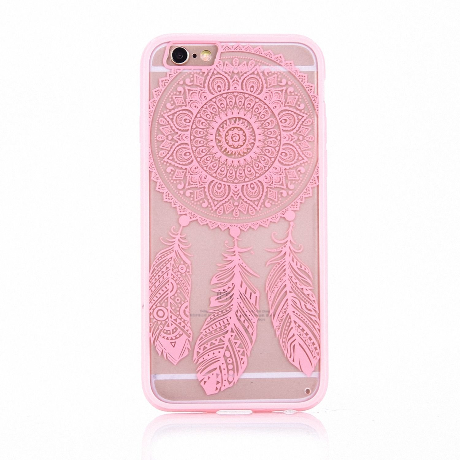 Etui na telefon komórkowy Mandala do Samsung Galaxy S7 Edge Design Etui ochronne Motyw Dreamcatcher Pokrowiec Bumper Pink