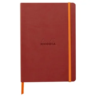 Notatnik Rhodia A5, miękka oprawa, linie, Nacarat - Notesy i bloczki - miniaturka - grafika 1