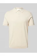 Koszulki męskie - Koszulka polo z elastycznymi wykończeniami - Selected Homme - miniaturka - grafika 1