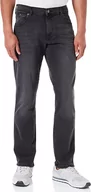 Spodnie męskie - Wrangler Texas Slim Męskie Spodnie Jeansowe Black Dirt W12Shp094-W38 L30 - miniaturka - grafika 1