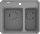 Umywalki - Deante Zlewozmywak granitowy 1.5-komorowy - miniaturka - grafika 1