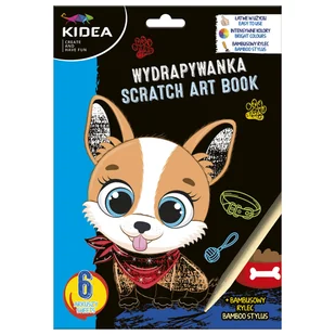 KIDEA Wydrapywanka Zdrapywanka Pieski 6arkuszy WYPKA_20210930125544 - Zabawki kreatywne - miniaturka - grafika 2