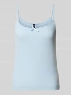 Koszulki i topy damskie - Top na ramiączkach o kroju slim fit z czystej bawełny model ‘MARIE’ - miniaturka - grafika 1