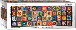Eurographics Puzzle 1000 Studium kolorów, Wasily Kandinsky - - Puzzle - miniaturka - grafika 1