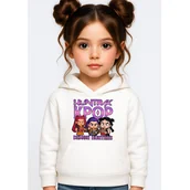 Bluzy dla dziewczynek - BLUZA DZIECIĘCA K-POPOWE ŁOWCZYNIE DEMONÓW HUNTRIX 146-152 Z KAPTUREM - miniaturka - grafika 1