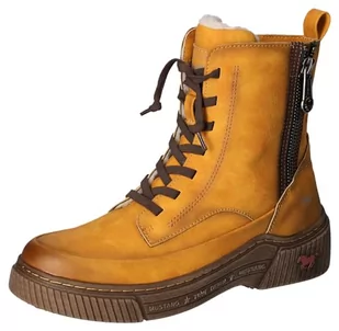 Mustang Damskie 1436-609 Booty, żółte, 41 EU, żółty, 41 EU - Moda i Uroda OUTLET - miniaturka - grafika 1