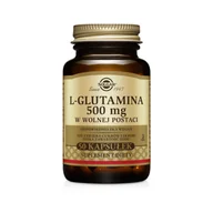 Suplementy naturalne - Solgar L-glutamina 500 mg 50 kapsułek - miniaturka - grafika 1