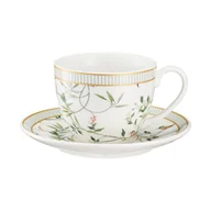 Filiżanki - Filiżanka ze spodkiem porcelanowa 240 ml NORIKO WHITE VILLA ITALIA - miniaturka - grafika 1