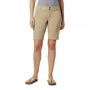 Damskie spodenki trekkingowe Columbia Saturday Trail Long Short british tan - 4 - Spodenki damskie - miniaturka - grafika 1