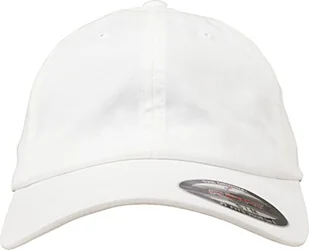 Flexfit Czapka z daszkiem unisex Cotton Twill Dad Cap, biały, L/XL 6745 - Czapki damskie - miniaturka - grafika 1