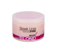 Maski do włosów - Stapiz Stapiz Sleek Line Mask Repair & Shine Blush Blond Maska Do Włosów Blond Z Jedwabiem 250ml - miniaturka - grafika 1
