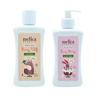 Kosmetyki kąpielowe dla dzieci - MELICA ORGANIC SZAMPON DLA DZIECI +  PIANKA DO KĄP - miniaturka - grafika 1