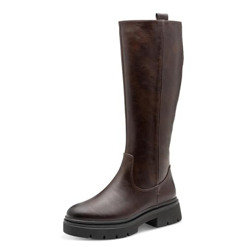 Marco Tozzi Damskie 2-26615-45 modne kozaki, Mocca, 37 EU, Mocca, 37 EU