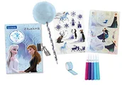 Długopisy - Lexibook Frozen 2 - elektroniczny sekretny pamiętnik z akcesoriami. efektami świetlnymi. kłódką i kluczem. naklejkami. długopisem z pomponem. 100 stronami. niebieski/fioletowy. SD30FZ - miniaturka - grafika 1
