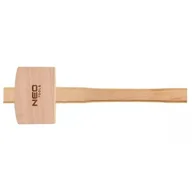 Narzędzia warsztatowe - Topex Grupa sp. z o.o. S.K. Młotek drewniany 315g 100x70x46mm długość 320mm 25-076 - miniaturka - grafika 1