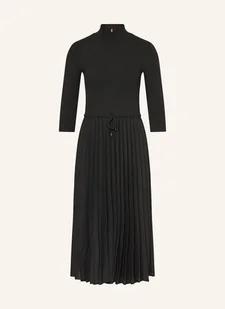 Tommy Hilfiger Sukienka Z Mieszanki Materiałów Z Rękawami 3/4 schwarz - Sukienki - miniaturka - grafika 1