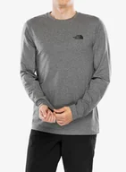 Bluzy sportowe męskie - Koszulka z długim rękawem The North Face L/S Simple Dome Tee - tnf medium grey heather - miniaturka - grafika 1