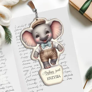 Personalizowana ZAKŁADKA do książki z imieniem - Zakładki indeksujące - miniaturka - grafika 1