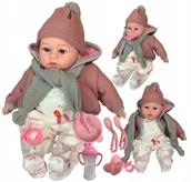 Akcesoria dla lalek - Lalka Bobas baby Mówi Śpiewa born butelka+smocz - miniaturka - grafika 1