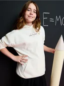 Swetry dla dziewczynek - Sinsay - Bluza z kapturem - kremowy - miniaturka - grafika 1