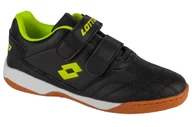 Piłka nożna - Lotto Pacer K 2600110K-1124, dla chłopca, buty halowe - halówki, Czarne - miniaturka - grafika 1